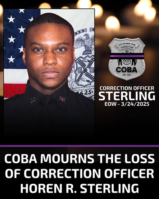 Horen Sterling Death & Obituary: The New York City Department of Correction Mourns Hero